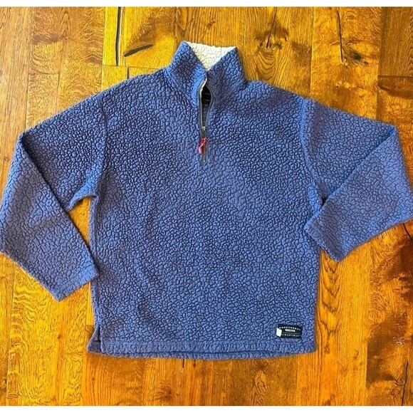 Southern Marsh Appalachian Pile Sherpa Pullover Sweater Size S 1/4 Zip Fleece - Picture 8 of 8